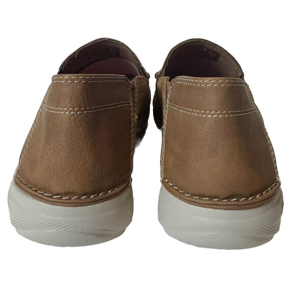 Clarks Gorwin Step Mens 11.5M Sneaker Moc Toe Tan Nubuck Leather 61572527 Loafer - Picture 4 of 14